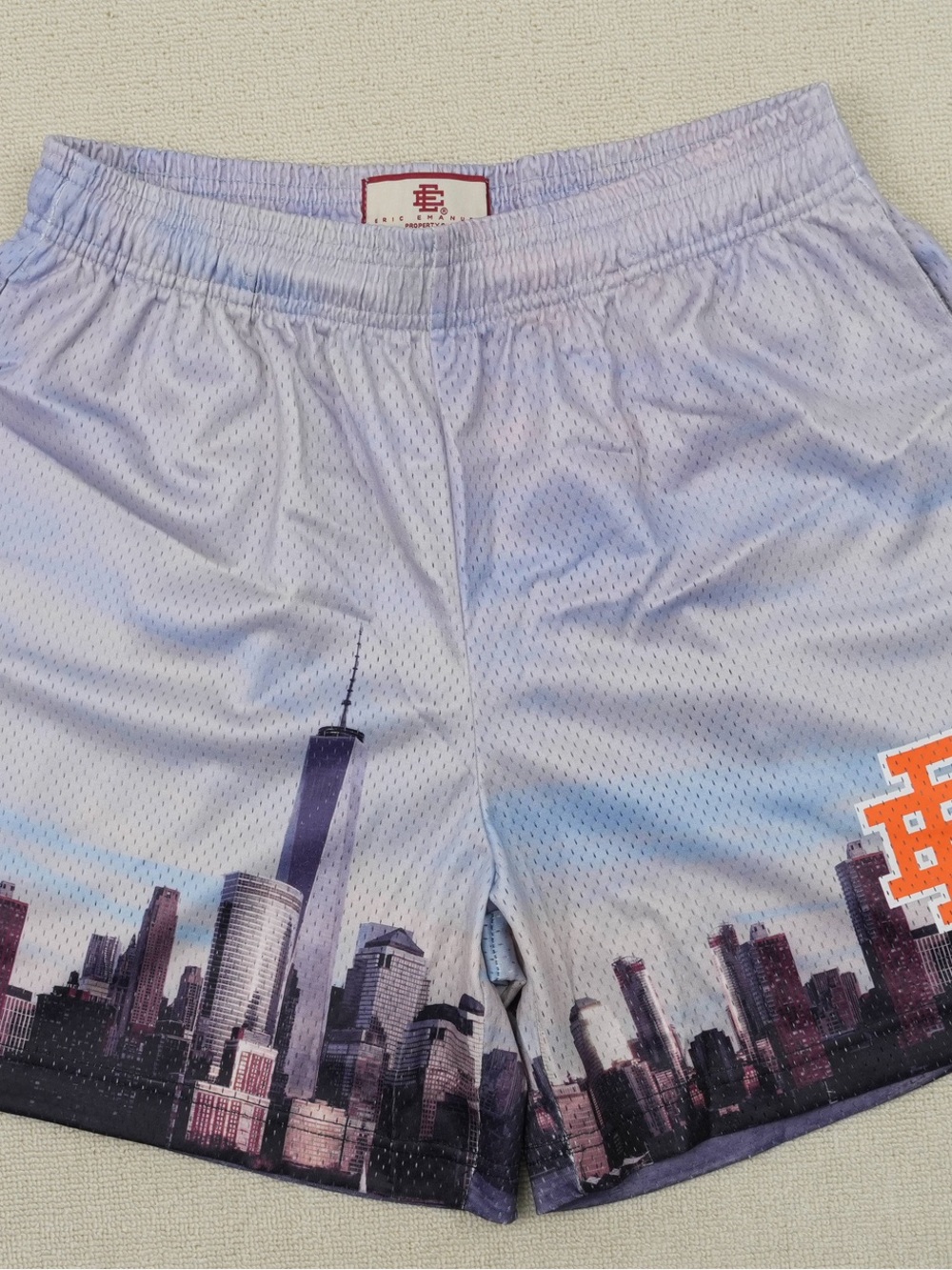 Eric Emanuel EE NYC Skyline Mesh Shorts Men’s Medium